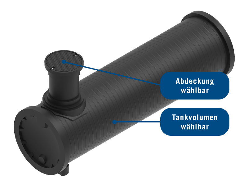 Abwasser POSEIDON S Doppelwandtank