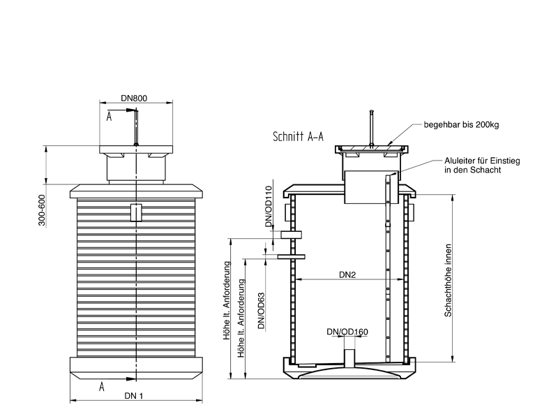 Maßzeichnung