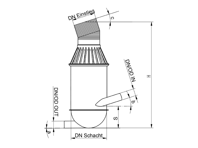 Energieumwandlerschacht DN1000