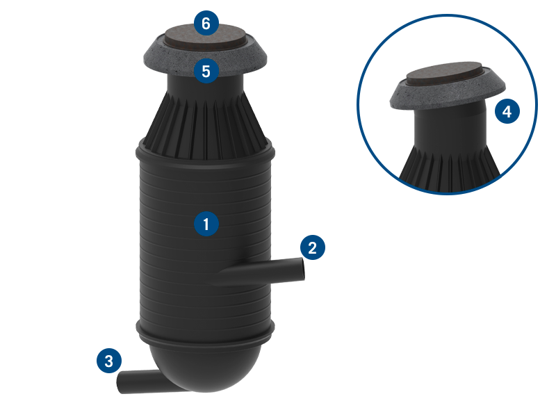 Energieumwandlerschacht DN1000