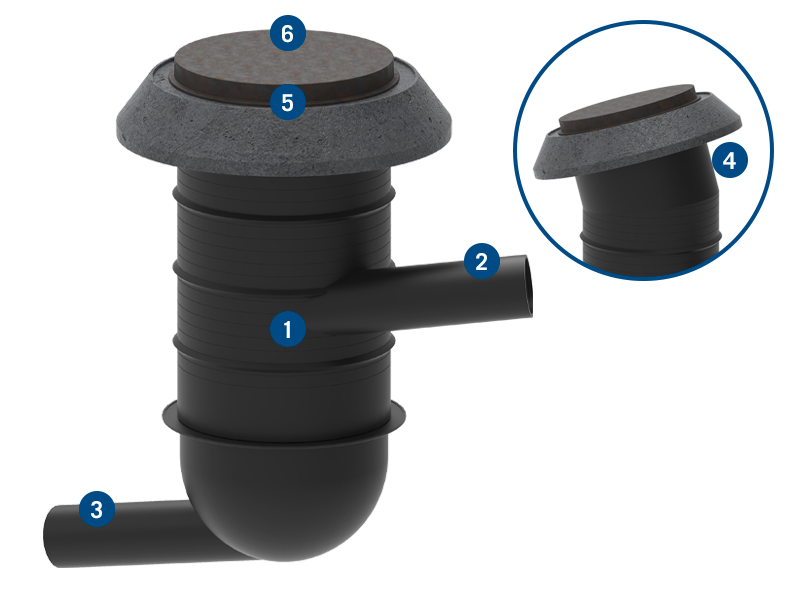 Energieumwandlerschacht DN600