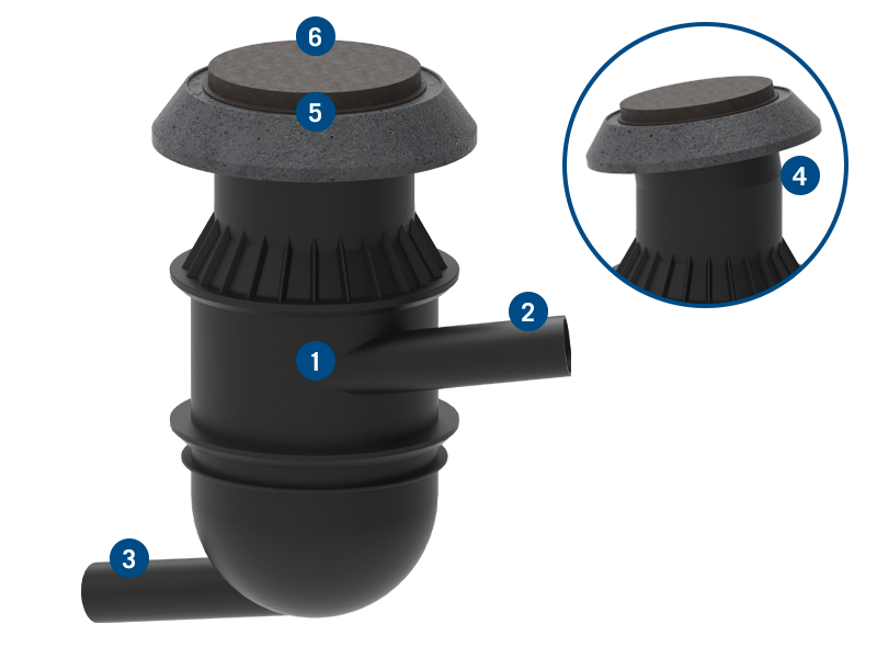 Energieumwandlerschacht DN800