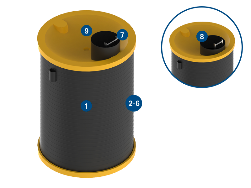 Technikschacht DN1800
