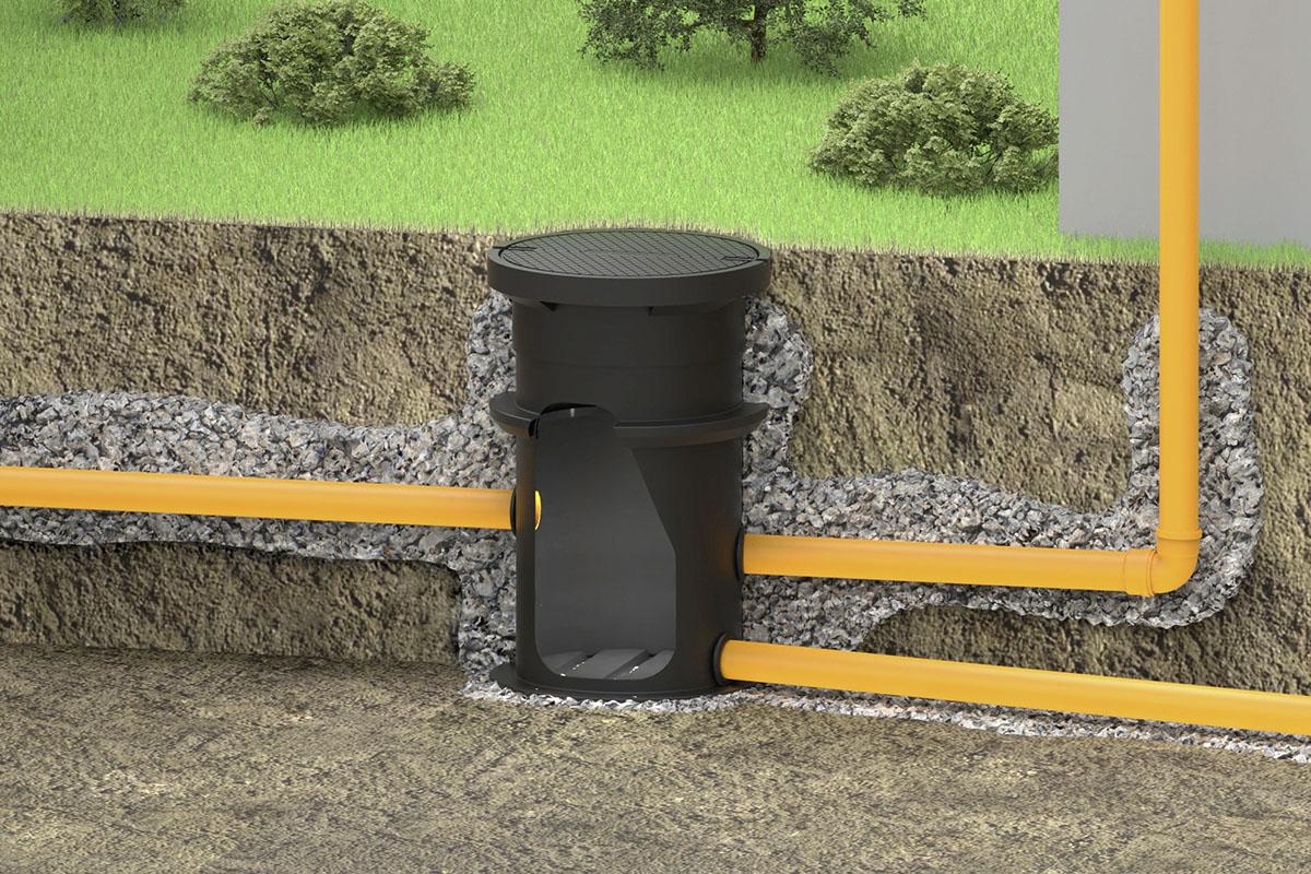 Regenwassersammelschächte