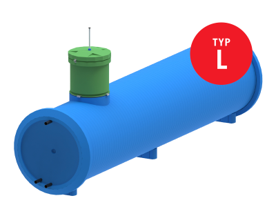 POSEIDON L Doppelwandtank Ø1800 mm